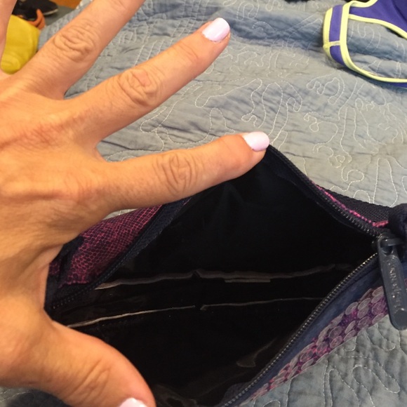 LeSportsac small zippered, sequin, fabric bag - Picture 3 of 3