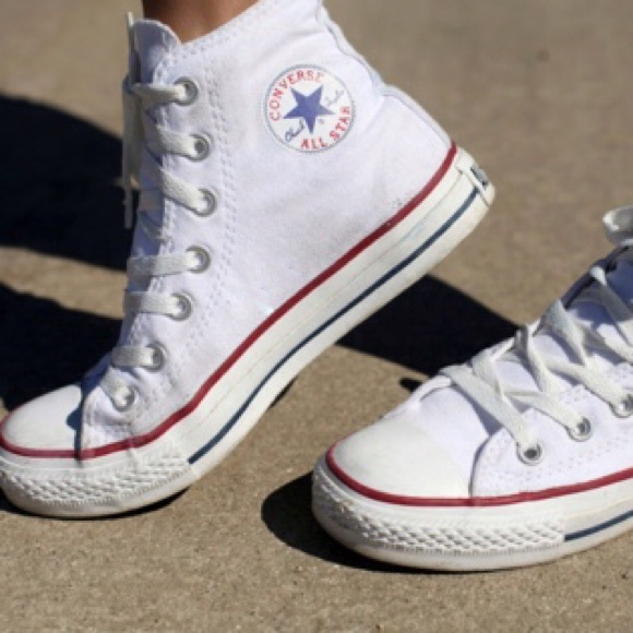 White high top Converse