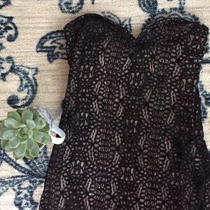 LAST CHANCE 🍾UO • Sparkle & Fade Black Lace Dress