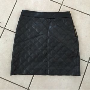 Banana Republic Leather Skirt black Size 00P