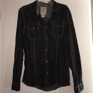 Long sleeve denim shirt