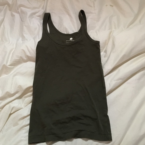 Green tank top