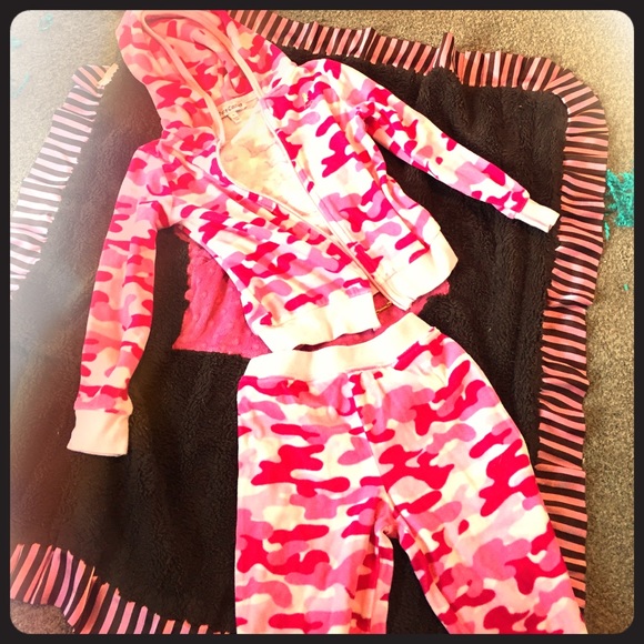 Juicy sweatsuit! Like new!