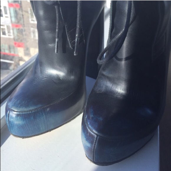 Alexander Wang Constance Blue Ombré boots - Picture 2 of 3