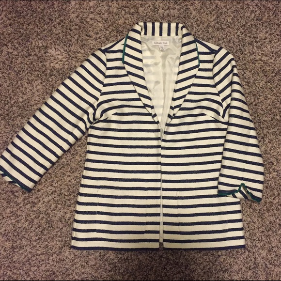 Coldwater Creek striped blazer/jacket