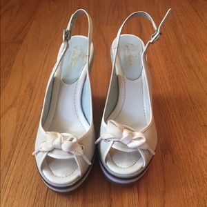 Designer Cole Haan wedges