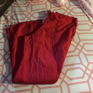 Cherokee red scrub pants