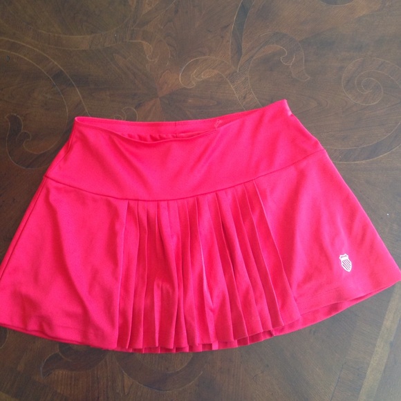 Red Athletic Skirt