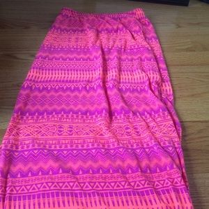 Beautiful Charlotte russe printed maxi skirt