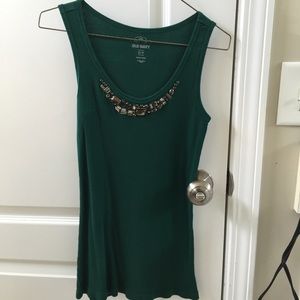 Old Navy beaded tank top