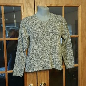 Columbia sz M oversize knit v neck sweater