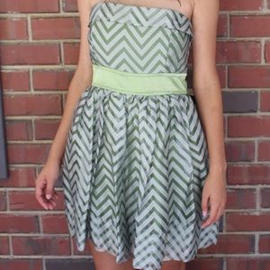 Green homecoming dress