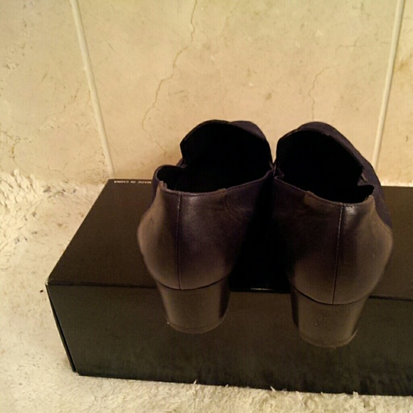 Rangoni Black fabric leather Italian loafers - Picture 3 of 4