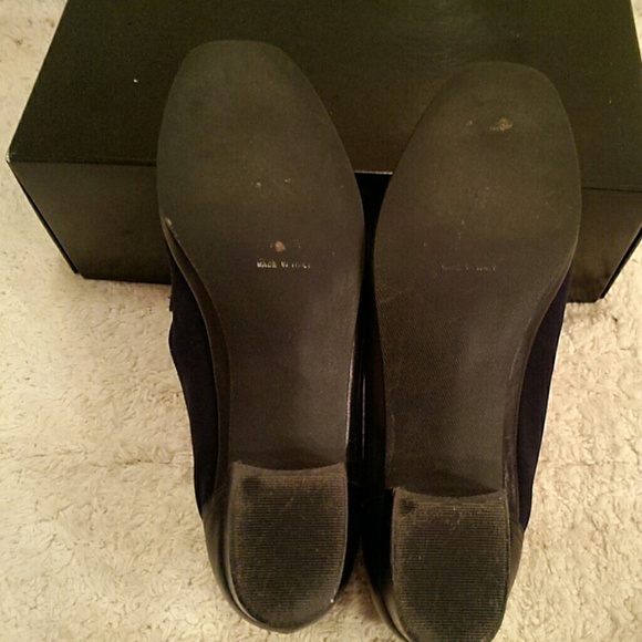 Rangoni Black fabric leather Italian loafers - Picture 4 of 4