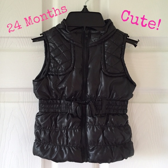 Other - Cute Puffed Vest Jacket Size 24 Months EUC