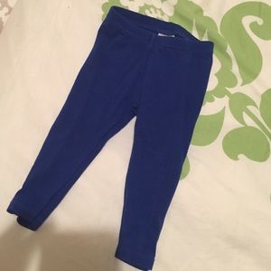 Blue leggings
