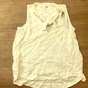 NWOT free people 🌻 ivory blouse