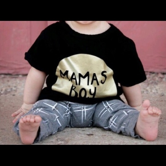9-12 month finally a mama's boy outfit with pants