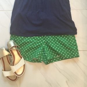 Green Polka Dot Shorts 4