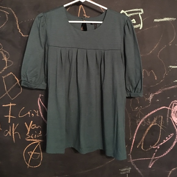 Cute green baby doll top