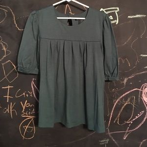 Cute green baby doll top