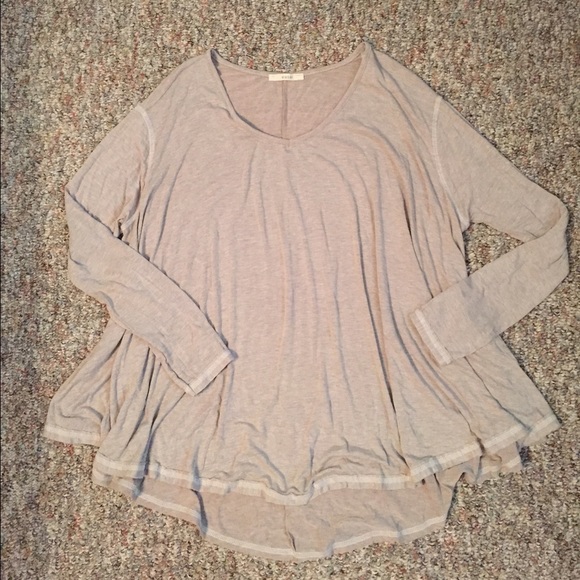 Long sleeve oversized flowy top