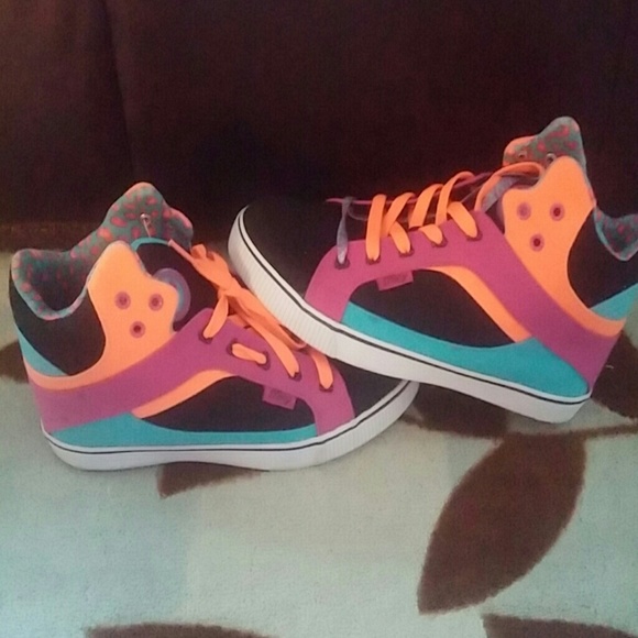 Colorful pastry shoes