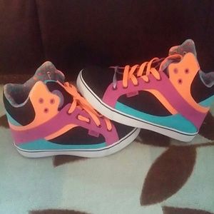 Colorful pastry shoes