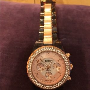 Rose gold and Tortise Bora Watch