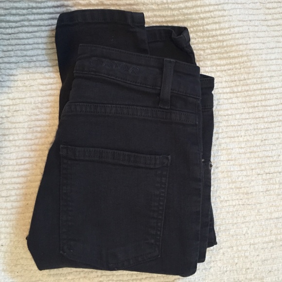 CarMar high rise dark grey skinnies
