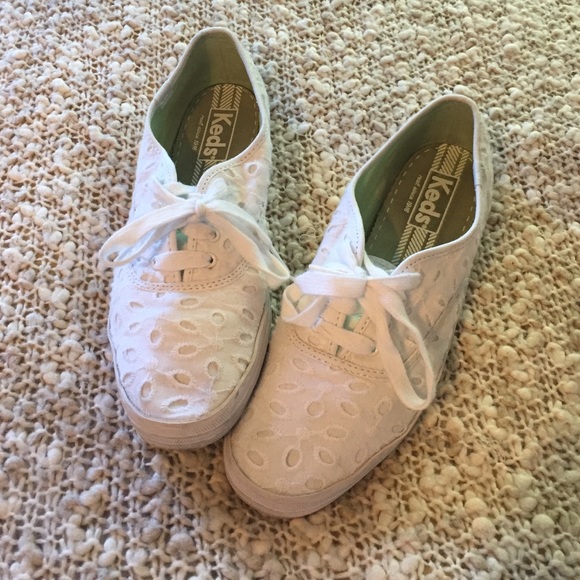 Madewell Eyelet Keds - Picture 1 of 2