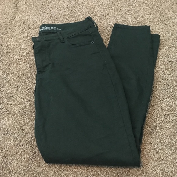 Dark Green Rockstar Old Navy Jeans