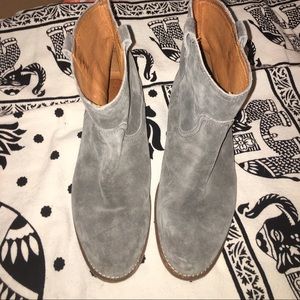 Madewell suede booties