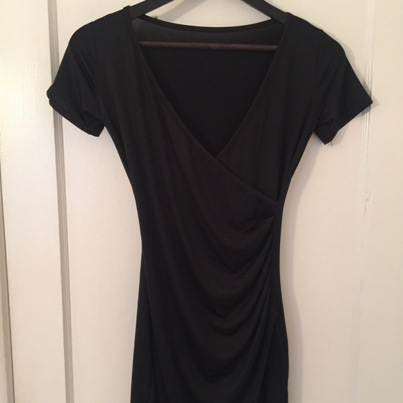 Black wrap top