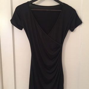 Black wrap top