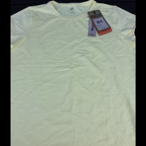 Ruff hewn yellow t shirt size M NEW with tags