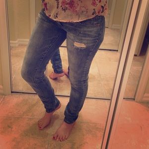 Holy American eagle stretchy jeans Never worn