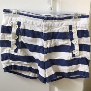 Striped sailor shorts