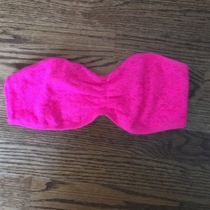 Aerie pink lace bandeau