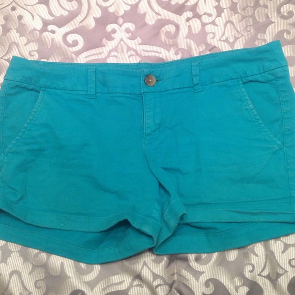 Dark teal shorts