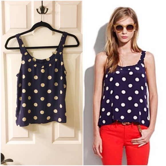 MADEWELL BROADWAY & BROOME // Silk tank top