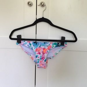 Women's floral print bikini bottoms