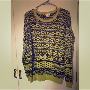 Tribal print sweater