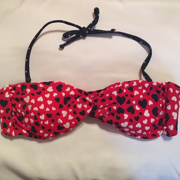 delia's bandeau bikini top M