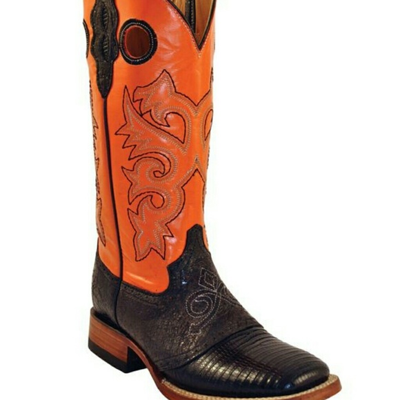 Ferrini Lizard Black Cowboy Boots