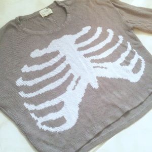 💀Gray Skeleton Sweater💀