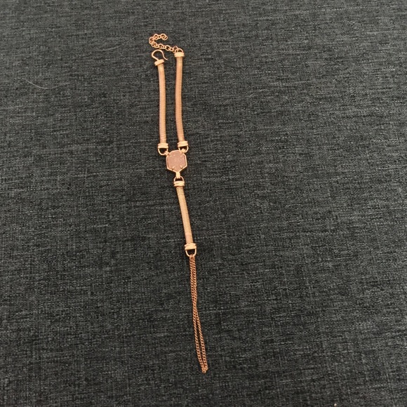 Rose gold hand chain