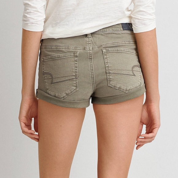 American Eagle Outfitters Pants - NWOT AEO Olive Green Hi-Rise Shorts