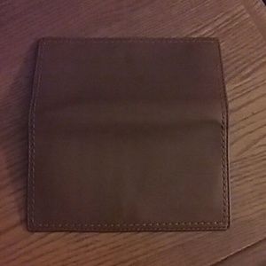 GENUINE COACH CHECKBOOK  COVER