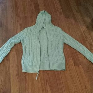 Gap Cable Knit Zip Cardigan
